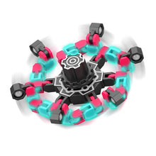 Load image into Gallery viewer, 6-Leaf Chain Spinner Fidget: Pink
