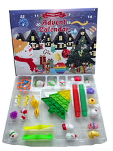 Load image into Gallery viewer, Advent Calendar with 24 fidget toys inside. 
