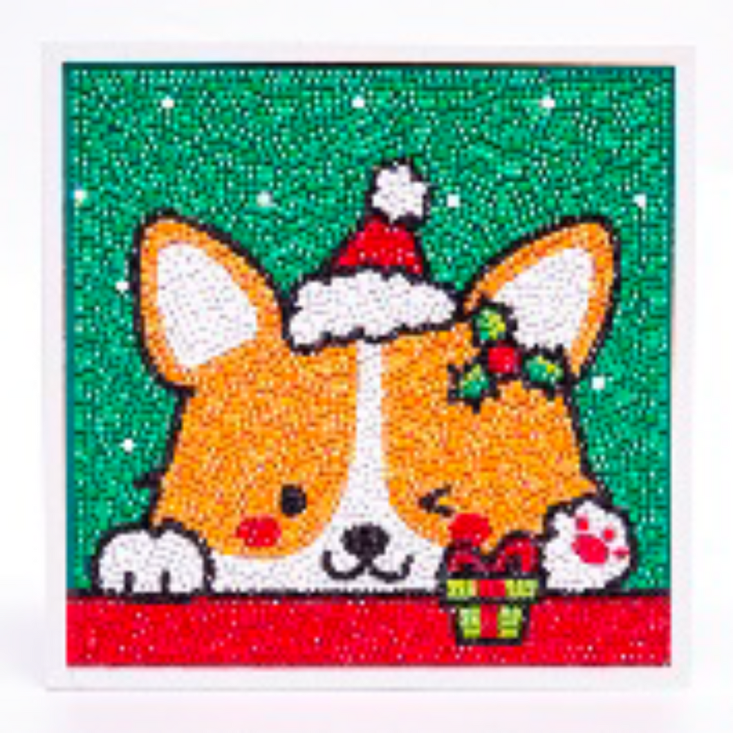 Christmas Dog 5D Diamond Painting Kits