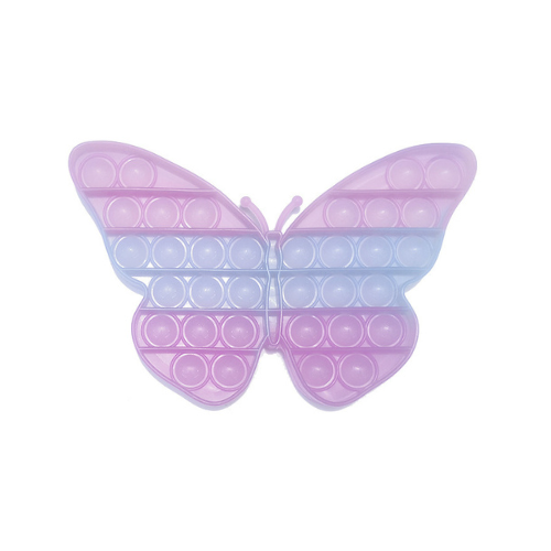 Multicolored butterfly pop it toy